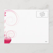 Gewohnheitsgeschenke Liebevalentines Tages Feiertagspostkarte (Rückseite)