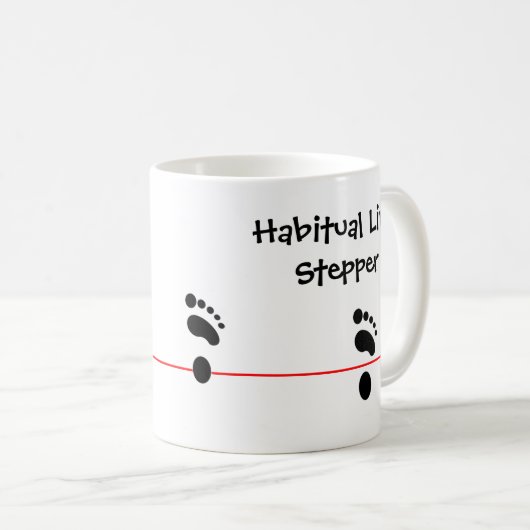 Gewohnheitslinie Stepper Kaffeetasse (VorderseiteRechts)
