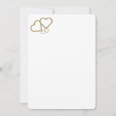 Gewohnheitsmäßig Got wir Verlobte Ankündigung (Rückseite)