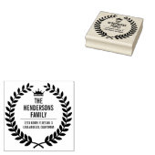 Gewohnheitstext Laurel Gummistempel (Stempel)