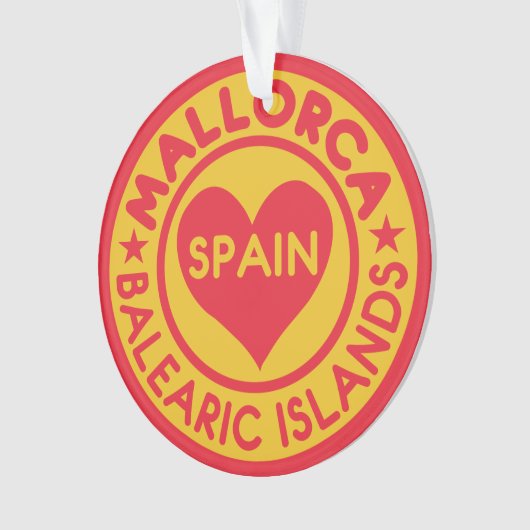 Gewohnheitsverzierung Mallorca Spanien Ornament (Vorderseite)