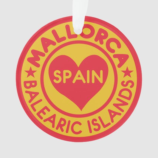 Gewohnheitsverzierung Mallorca Spanien Ornament (Vorderseite)
