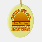 Gewohnheitsverzierung SPANIENS Costa del Sol Keramik Ornament (Rechts)