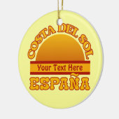 Gewohnheitsverzierung SPANIENS Costa del Sol Keramik Ornament (Links)