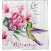 Gewohnheitsvogel Duschvorhang (Vorderseite)