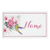 Gewohnheitsvogel Namenschild (Vorderseite)