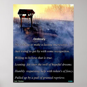 Gewöhnlich Poster