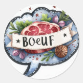 Gewöhnliche runde Aufkleber (Vorderseite)