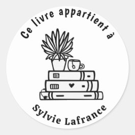 Gewöhnliche runde Buchkleber Runder Aufkleber