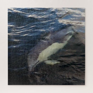 Gewöhnlicher Delfin Schwimmend Anpassbar Puzzle