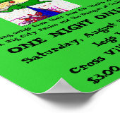 gewöhnliches grünes Poster (Ecke)