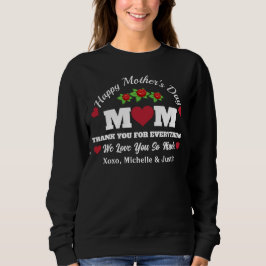 Gewöhnliches Muttertagsgeschenk "Glücklicher Mutte Sweatshirt