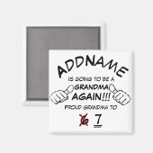 Gewöhnliches Oma wieder Magnet (Vorderseite/Rückseite)