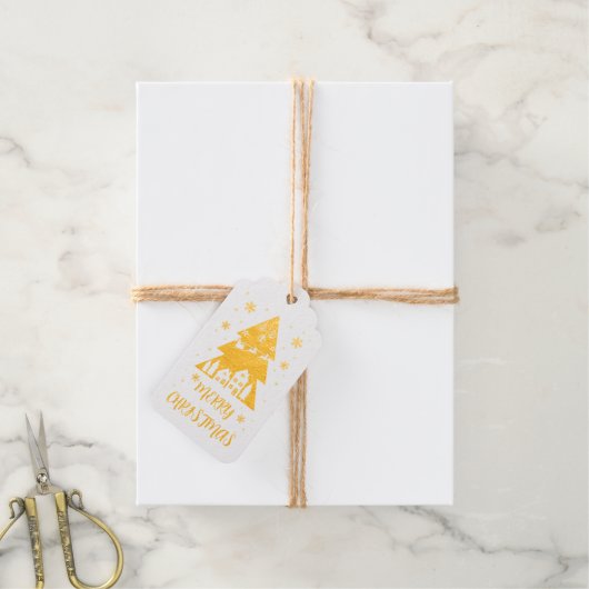 Gewöhnliches Weihnachtsbaumdesign mit Schlitten Geschenkanhänger (Mit Schnur)