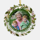 Gewohnt in der Liebe Erinnerung Mama Weihnachten Keramik Ornament (Vorne)