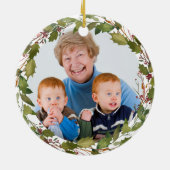 Gewohnt in der Liebe Erinnerung Mama Weihnachten Keramik Ornament (Hinten)