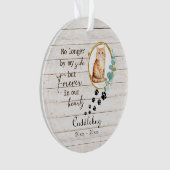 Gewohnt in der Liebe Erinnerungen Katzen Foto Memo Ornament (Vorderseite)