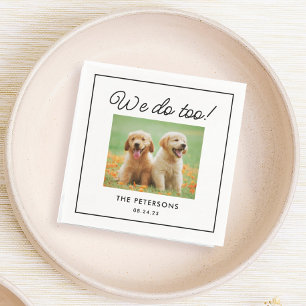Gewohnt machen wir zu Haustieren Napkins für Hochz Serviette