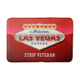 Gewöhnt nach Las Vegas, lustiges Zeichen Nevadas Badematte