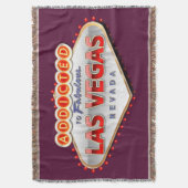 Gewöhnt nach Las Vegas, lustiges Zeichen Nevadas Decke (Vorderseite Vertikal)