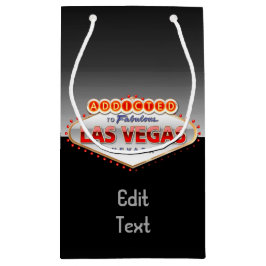 Gewöhnt nach Las Vegas, lustiges Zeichen Nevadas Kleine Geschenktüte