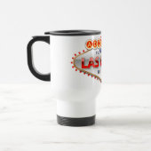 Gewöhnt nach Las Vegas, lustiges Zeichen Nevadas Reisebecher (Links)