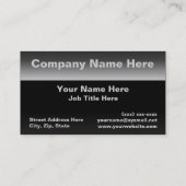 Gewöhnt nach Las Vegas, lustiges Zeichen Nevadas Visitenkarte (Rückseite)