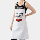 Gewohnt Personalisiert meine Ehefrau Lieben mein F Schürze (InSitu)