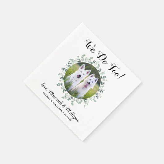 Gewohnt tun wir zu Eukalyptus Hund Foto Haustier H Serviette (Ecke)