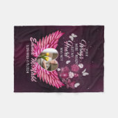 Gewohnt waren deine Wünsche fertig, aber mein Herz Fleecedecke (Vorderseite (Horizontal))