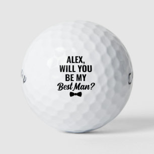 Gewohnt werden Sie mein Trauzeuge Hochzeitsvorschl Golfball