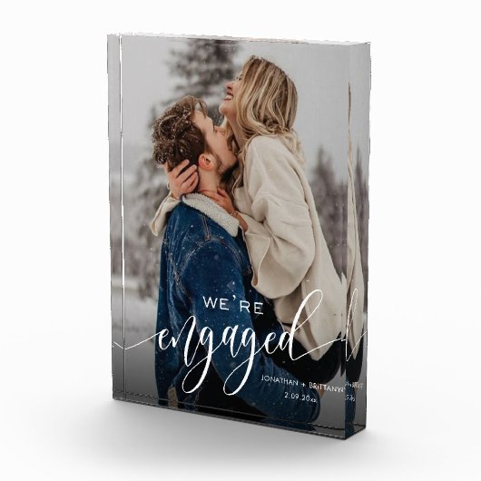 Gewohnt Wir sind Verlobt! Foto halten (Rechts)