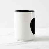 Gewöhnt zu Apple Zweifarbige Tasse (Mittel)