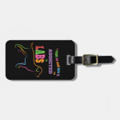 Gewöhnt zu den Labradoren Gepäckanhänger (Vorderseite horizontal)