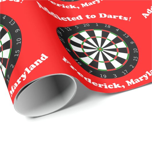 Gewöhnt zu den Pfeilen Geschenkpapier (Rolleneckpunkt)