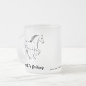 Gewöhnt zu Gaiting Mattglastasse (Vorderseite Links)