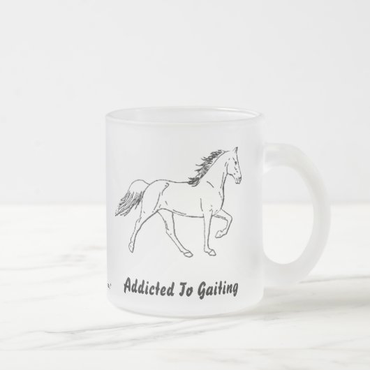 Gewöhnt zu Gaiting Mattglastasse (Rechts)