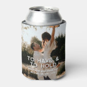 Gewohnt zu haben und zu halten Drink kalte Hochzei Dosenkühler (Kanne Vorderseite)