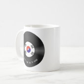 Gewöhnt zu Kpop Tasse (Vorderseite Links)