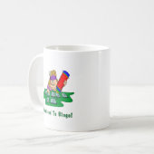 Gewöhnt zum Bingo! Kaffeetasse (Vorderseite Links)