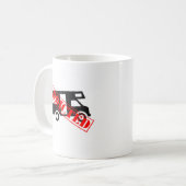 Gewöhnt zum Camping Kaffeetasse (Vorderseite Links)