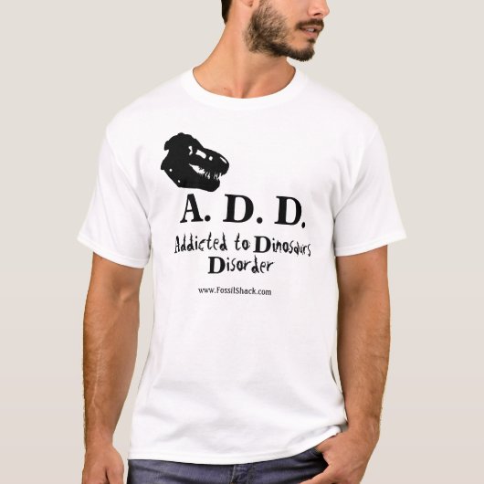 Gewöhnt zum Dinosaurier-Störungs-Licht-Shirt T-Shirt (Vorderseite)