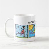 gewöhnt zum Laufen (Frau) Kaffeetasse (Links)