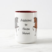 Gewöhnt zum Pferd zeigt Gaited Saddlebred Tasse (Mittel)