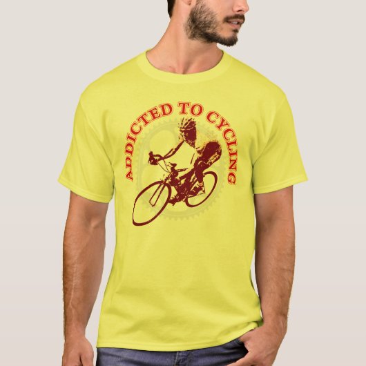 Gewöhnt zum Radfahren des fantastischen Entwurfs T-Shirt (Vorderseite)