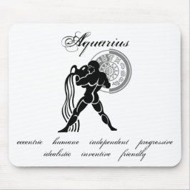 Gewohnte Aquarius-Merkmale im griechischen Stil Zo Mousepad