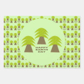 Gewohnte Erdbaumen Geschenkpapier Set (Vorderseite)