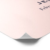 Gewohnte florale Beerdigung des Begräbniszeichens Poster (Ecke)