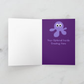 Gewohnte Grußkarte Funny Octopus Karte (Innenseite)