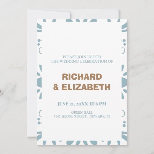 Gewohnte Hochzeit (Vorderseite)